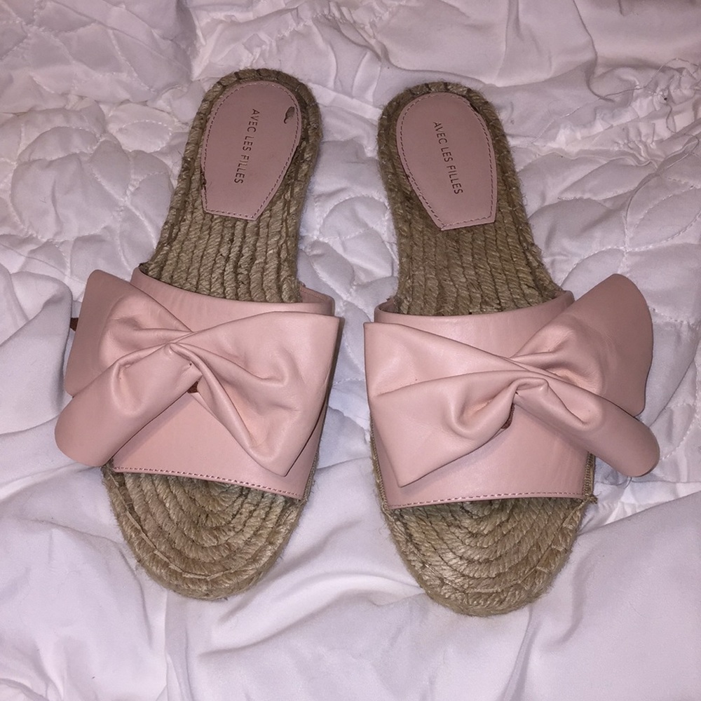 Avec les Filles flat bow Espadrilles